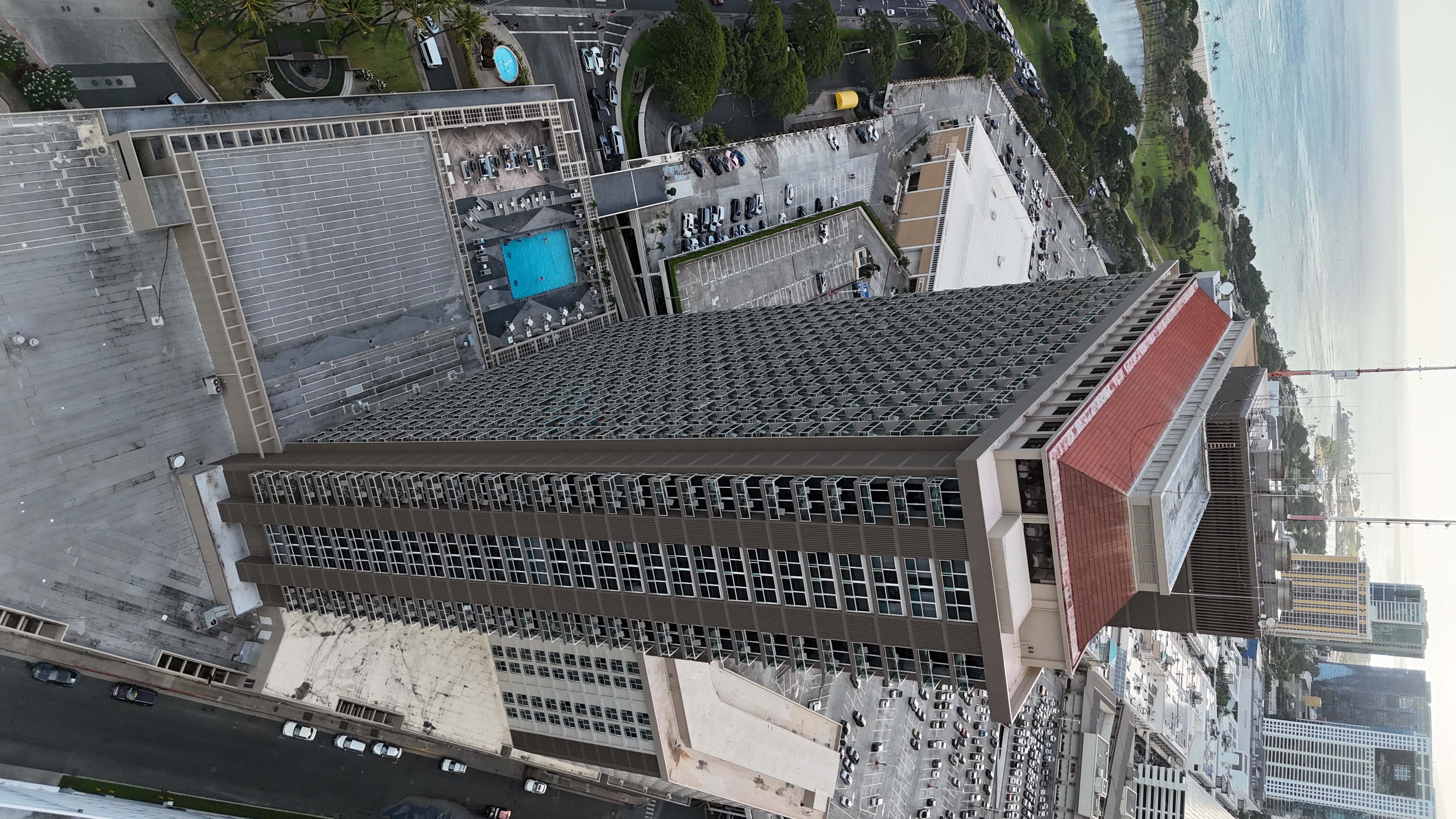 View towards Ala Moana Beach Park