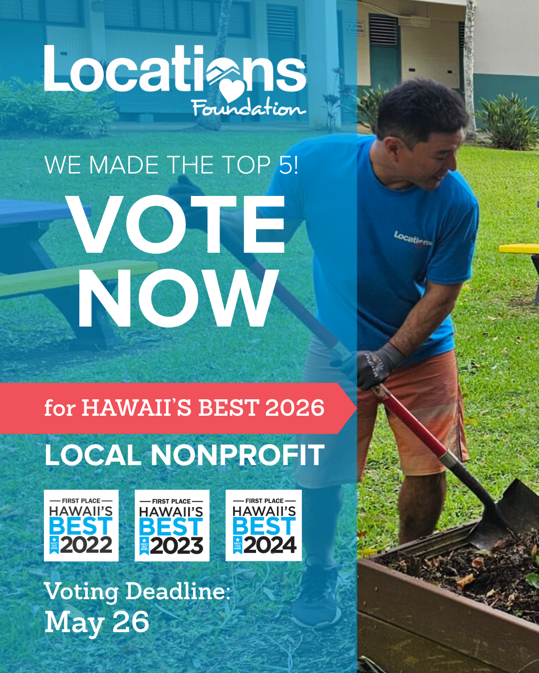 Vote Locations Foundation for Hawaii's Best 2026 Local Nonprofit