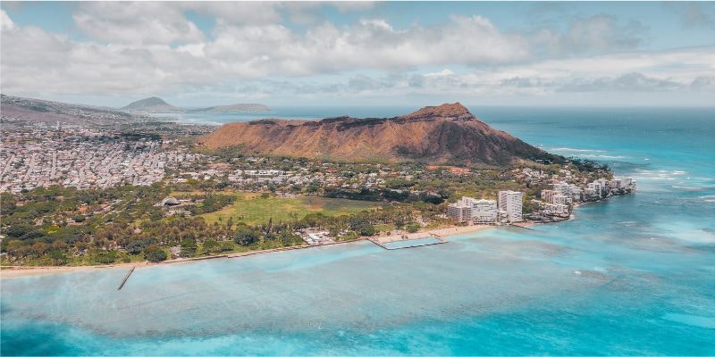 view of diamond head