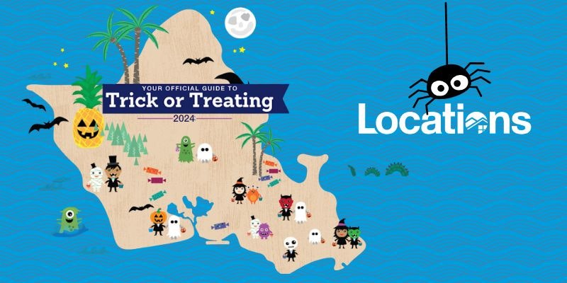 trick or treat oahu map