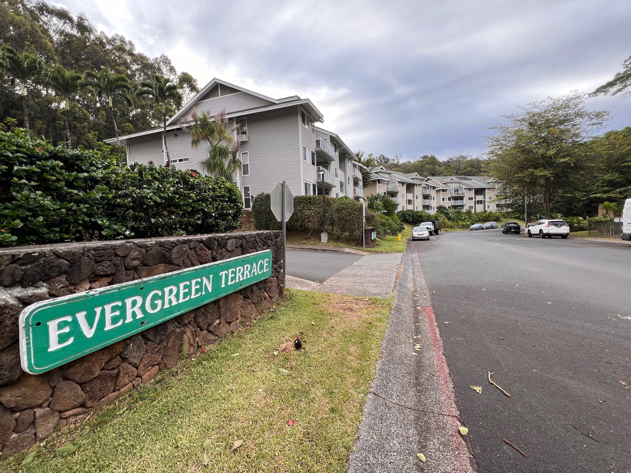 Evergreen Terrace - Sign in the front