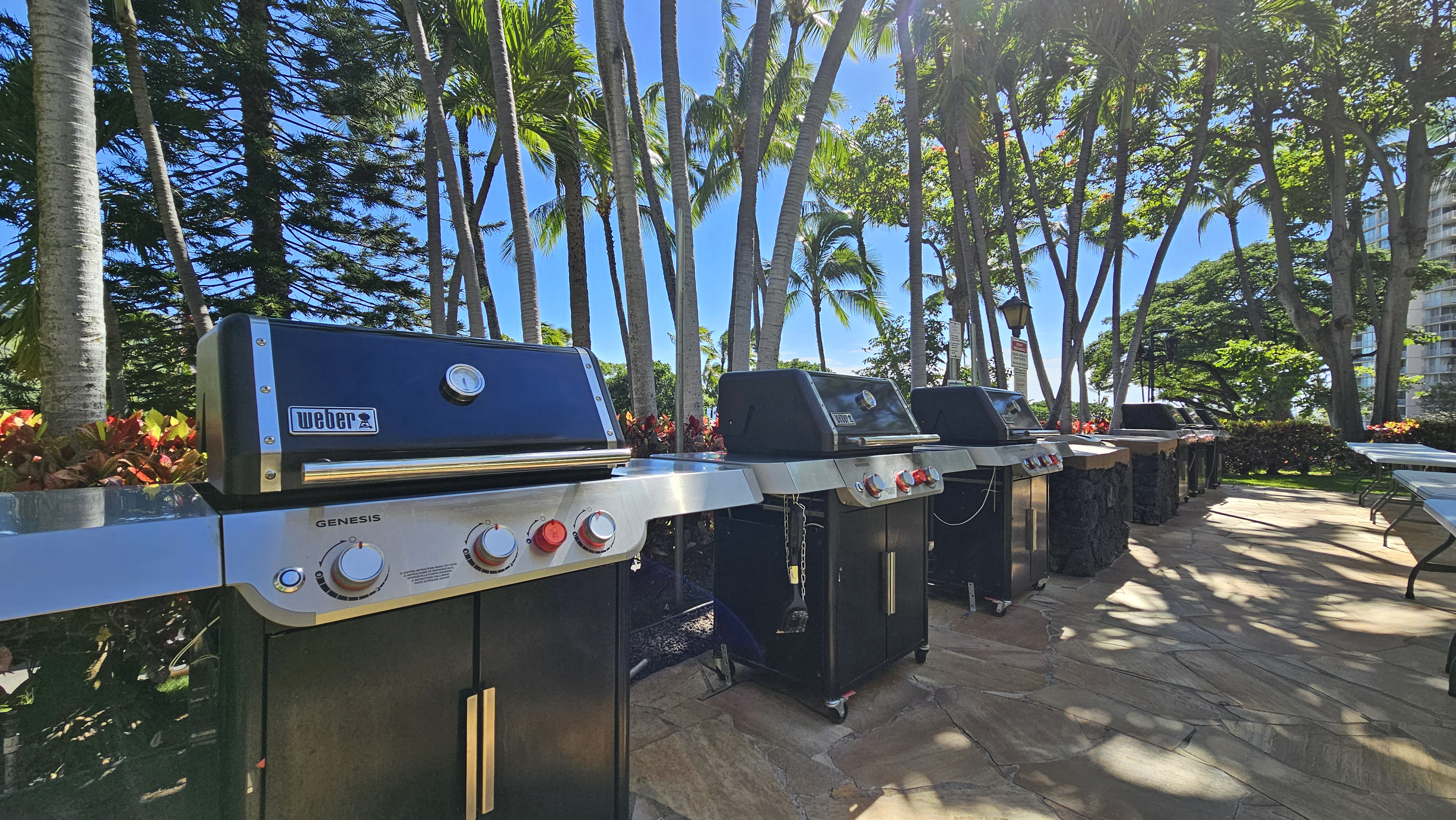 Makaha Valley Towers - BBQs