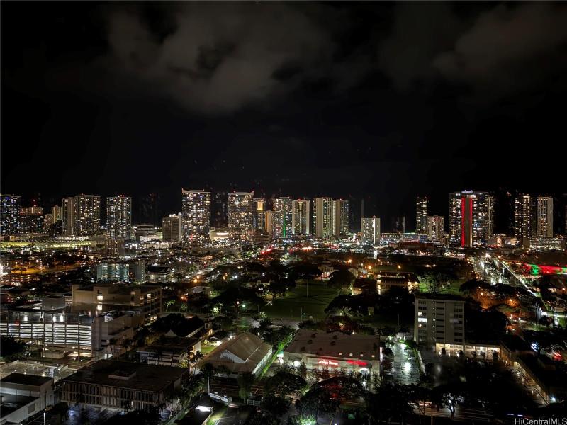 Admiral Thomas: View at night