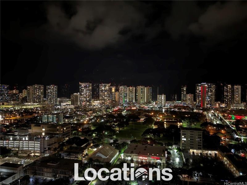 Admiral Thomas: View at night