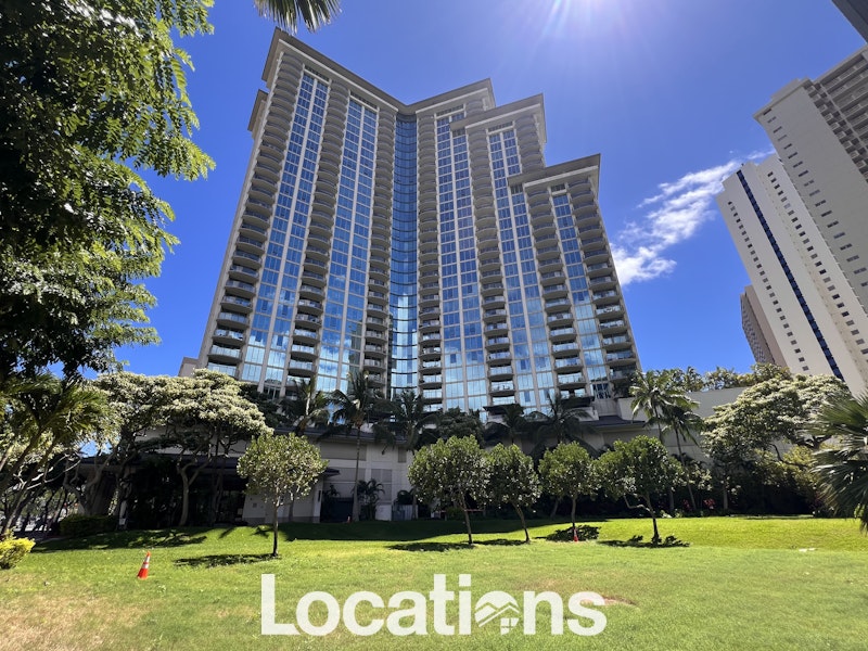 Allure Waikiki street-side view of building exterior
