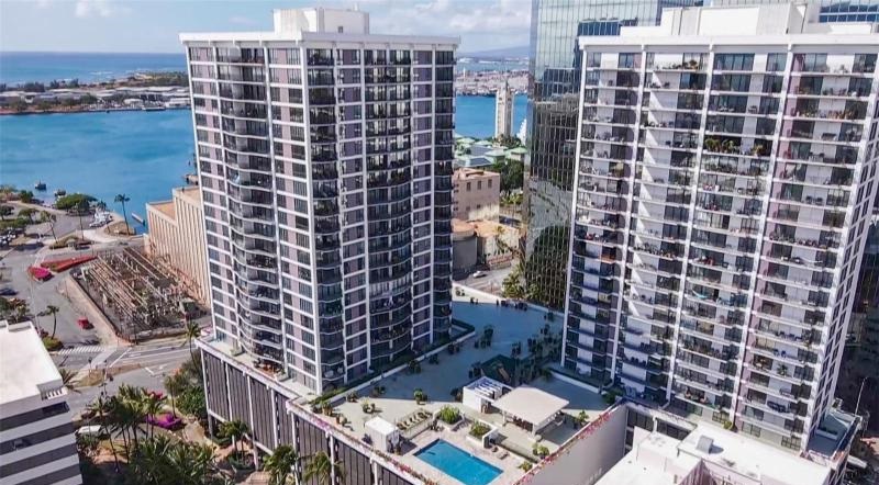 Harbor Square: Arial View Towards the Harbor itself