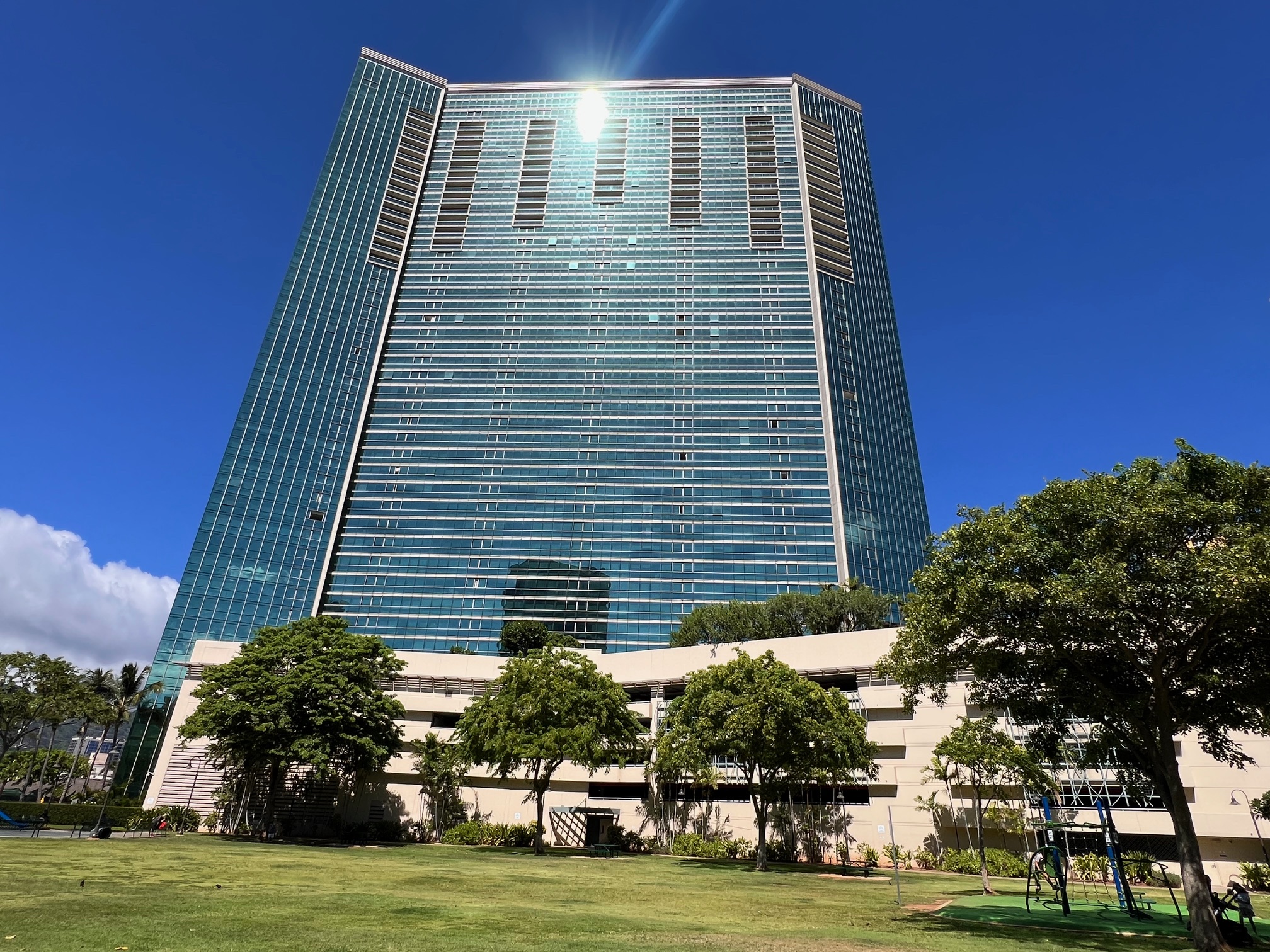 Koolani Condos - View from the dog park downstairs
