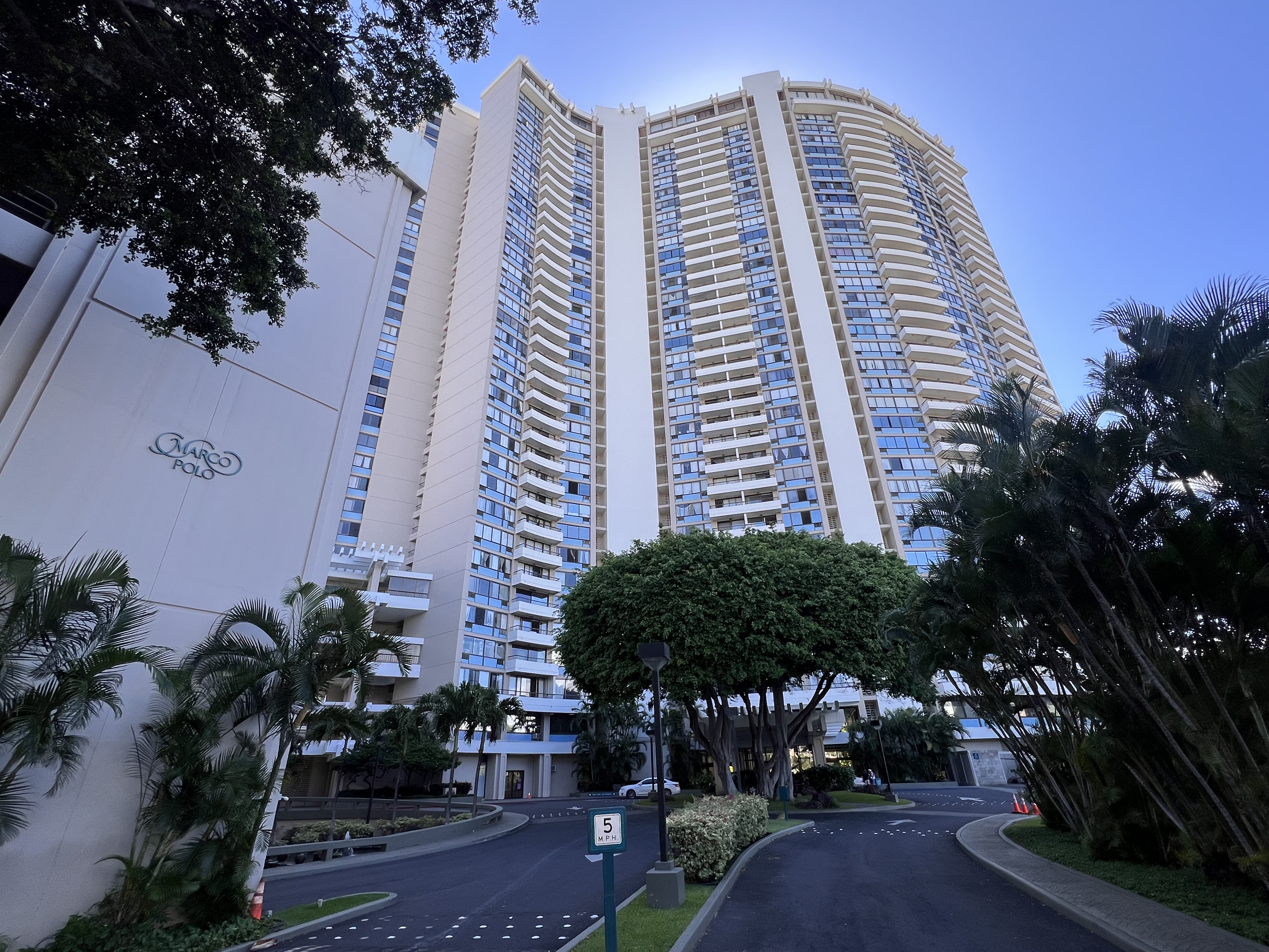 Marco Polo Apts - from the front