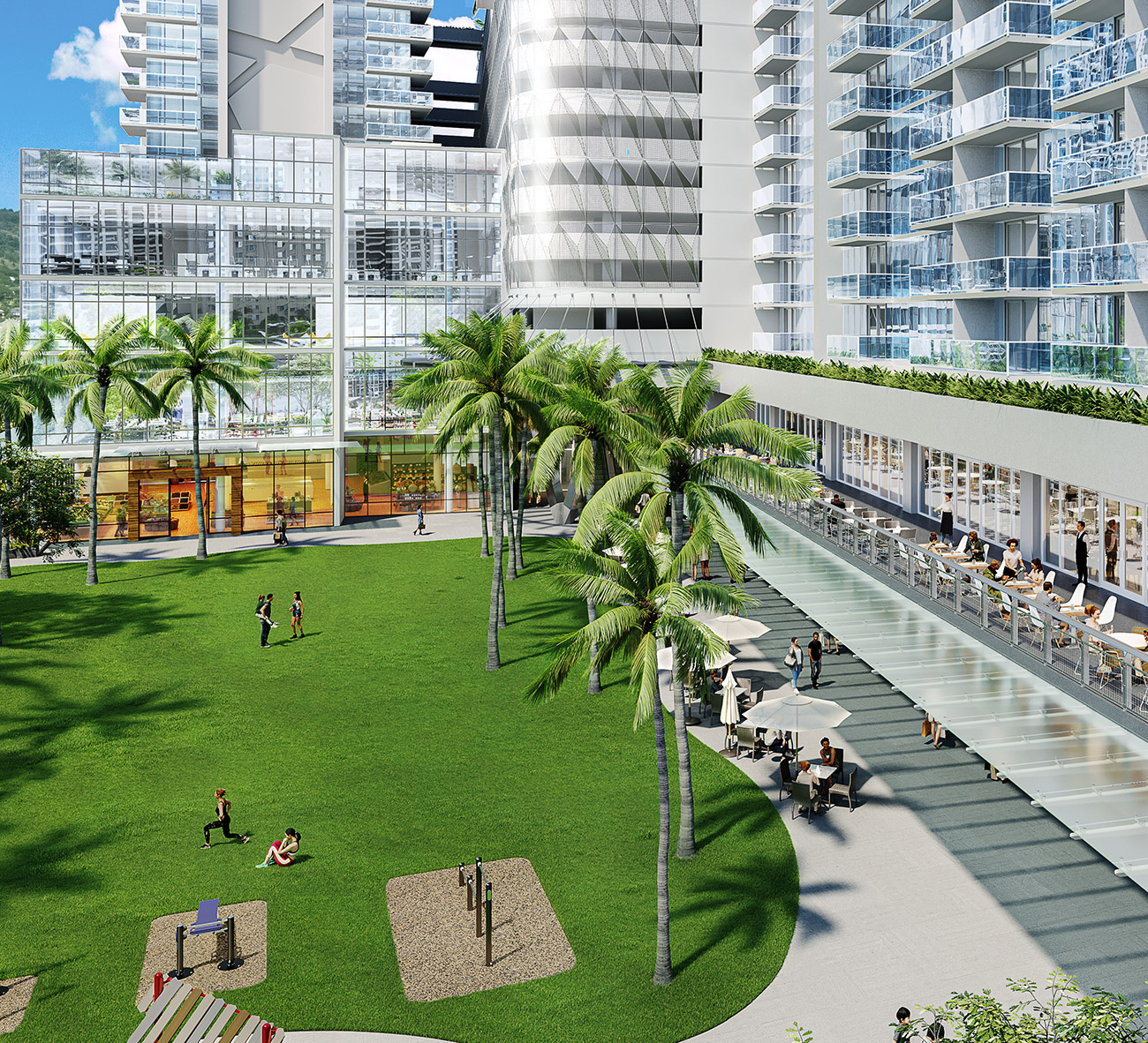 The Park at Keeaumoku - Lawn