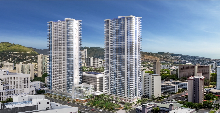 The Park at Keeaumoku - Building Renderings