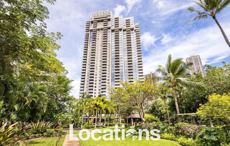 View from The Watermark garden area